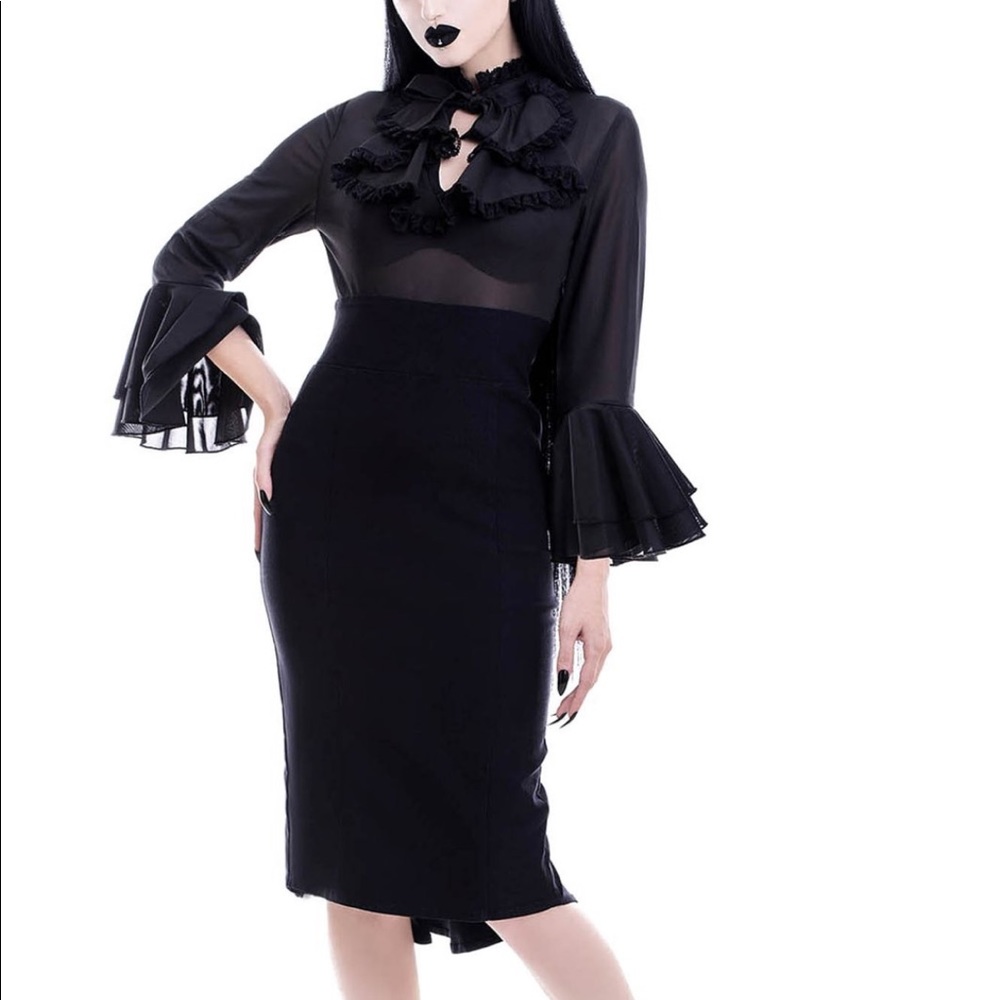 Killstar Glamour Ghoul Pencil Dress